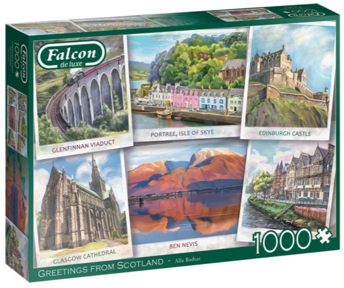 Falcon - Greetings from Scotland - 1000 Teile Puzzle - Nur CHF 24.90! Jetzt kaufen auf fluxed.ch