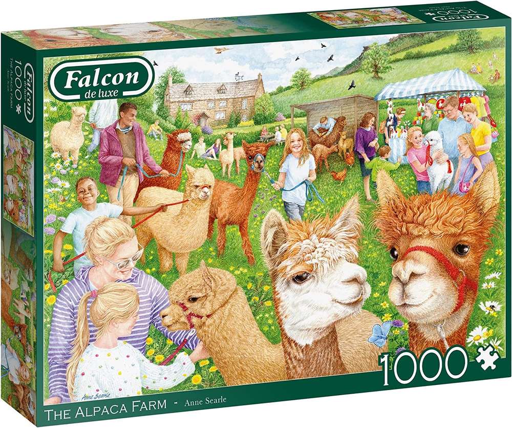 Falcon - The Alpaca Farm - 1000 Teile Puzzle - Nur CHF 24.90! Jetzt kaufen auf fluxed.ch