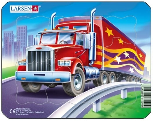 Larsen - Truck - Rahmenpuzzle - 8 Teile - ab 2 Jahren - Nur CHF 4.90! Jetzt kaufen auf fluxed.ch