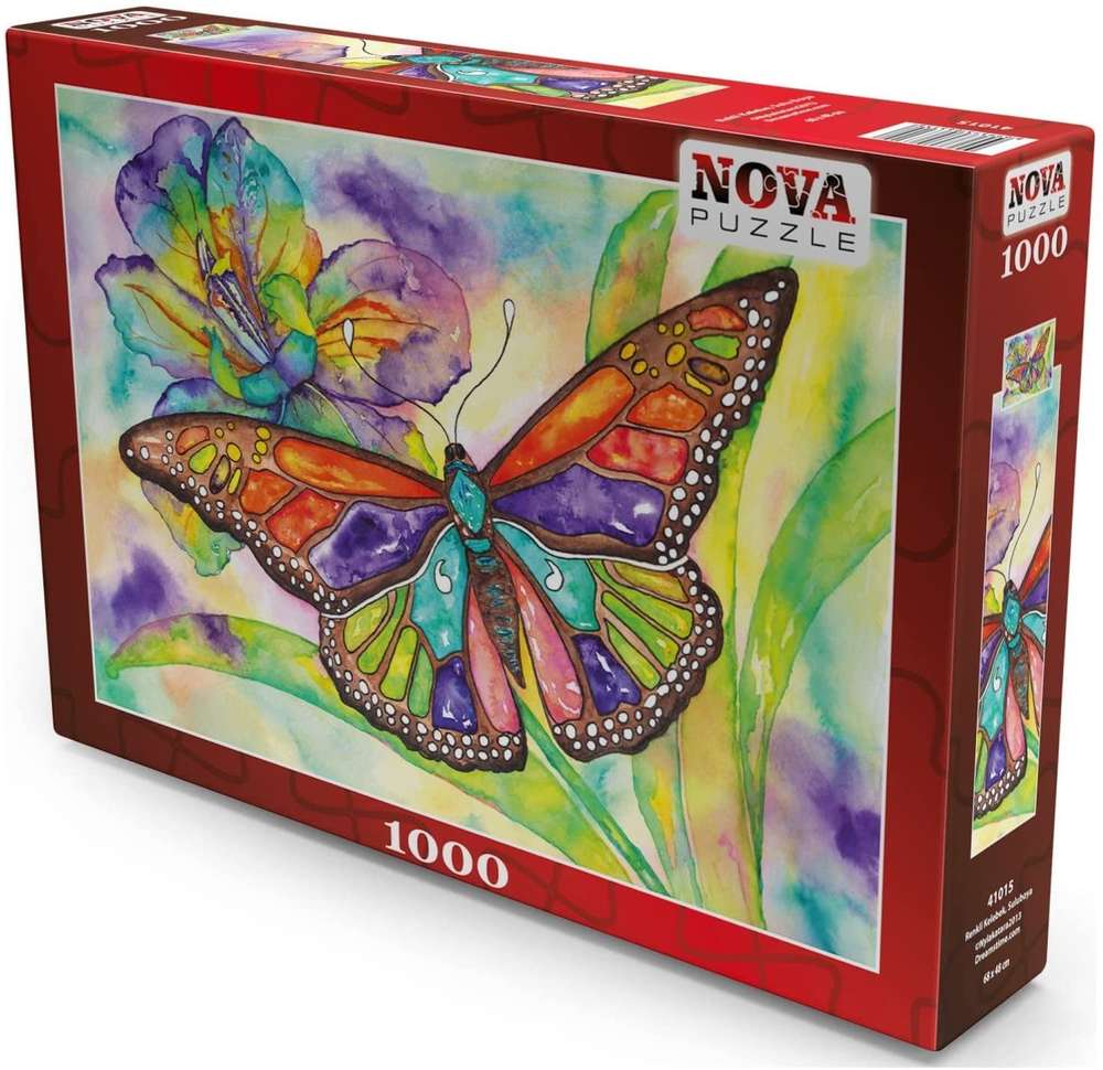 Nova Puzzle - Bunter Schmetterling - 1000 Teile Puzzle - Nur CHF 21.90! Jetzt kaufen auf fluxed.ch