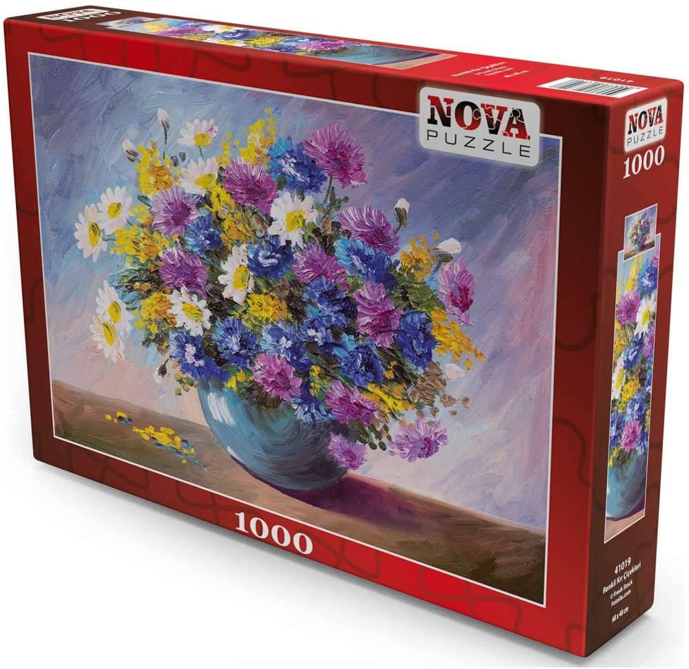 Nova Puzzle - Bunte Wildblumen - 1000 Teile Puzzle - Nur CHF 21.90! Jetzt kaufen auf fluxed.ch