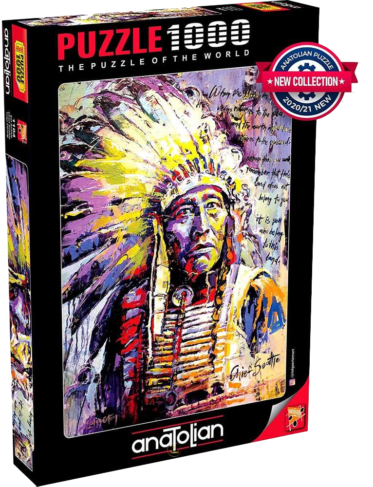 Anatolian | Chief Seattle - 1000 Teile Puzzle - Nur CHF 19.90! Jetzt kaufen auf fluxed.ch