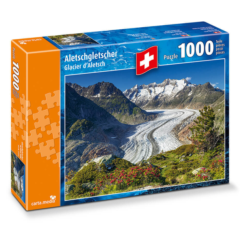 carta.media - Aletschgletscher - 1000 Teile Puzzle - Nur CHF 33.64! Jetzt kaufen auf fluxed.ch