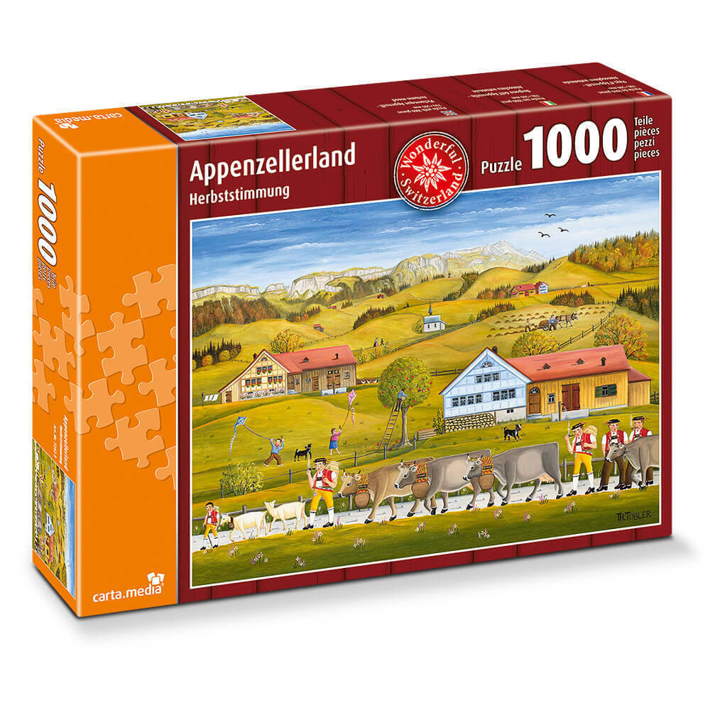 carta.media - Appenzellerland Herbststimmung - 1000 Teile Puzzle - Nur CHF 33.64! Jetzt kaufen auf fluxed.ch