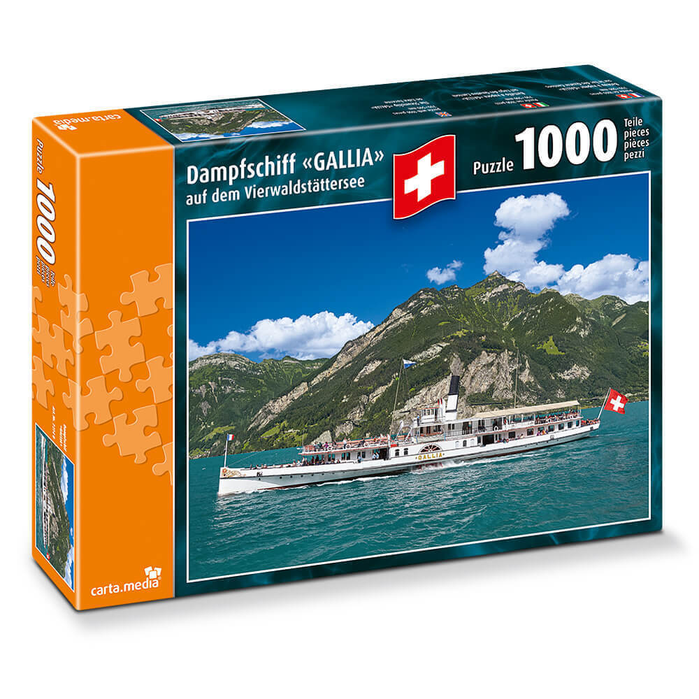 carta.media - Dampfschiff Gallia - 1000 Teile Puzzle - Nur CHF 33.64! Jetzt kaufen auf fluxed.ch