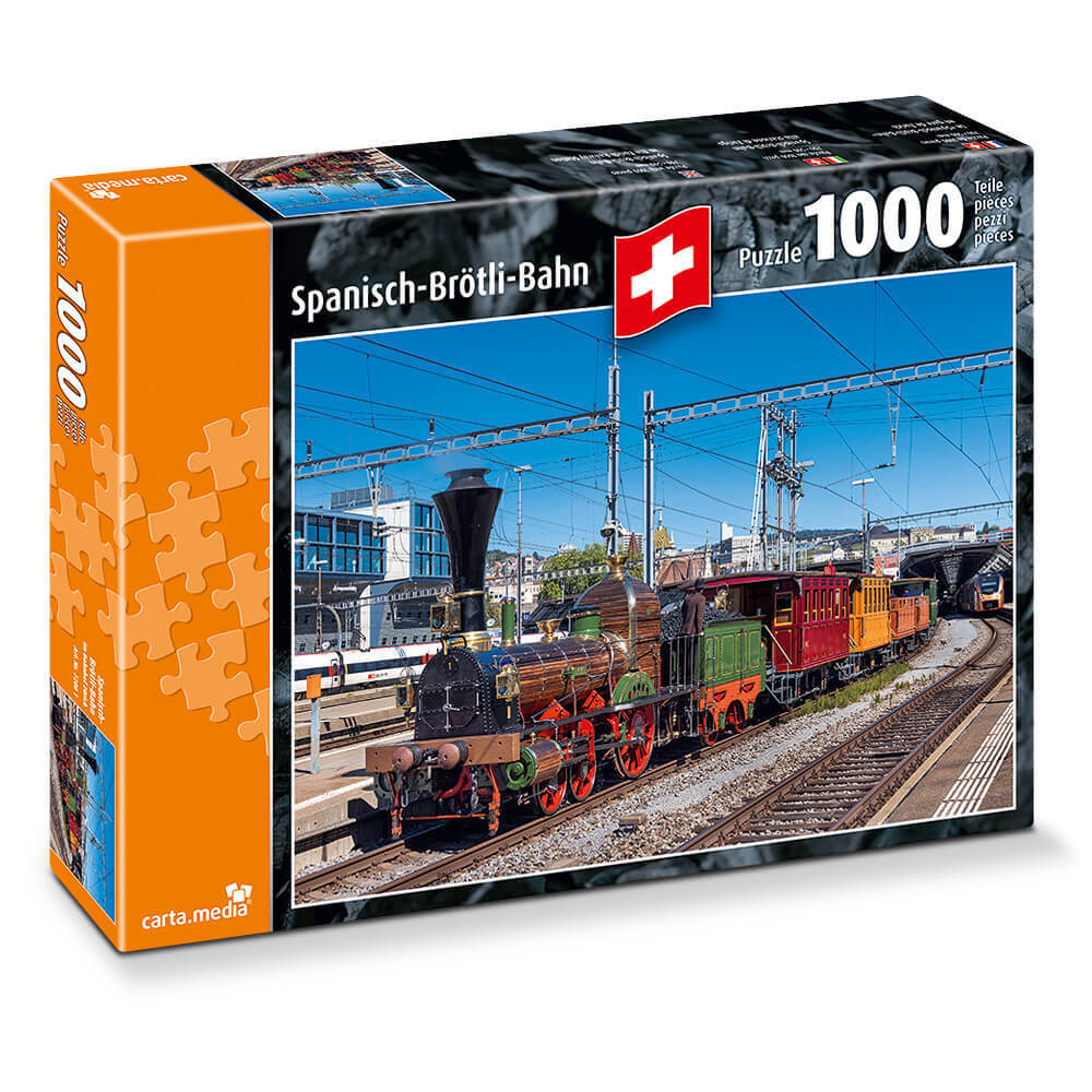 carta.media - Spanisch-Brötli-Bahn - 1000 Teile Puzzle - Nur CHF 33.64! Jetzt kaufen auf fluxed.ch