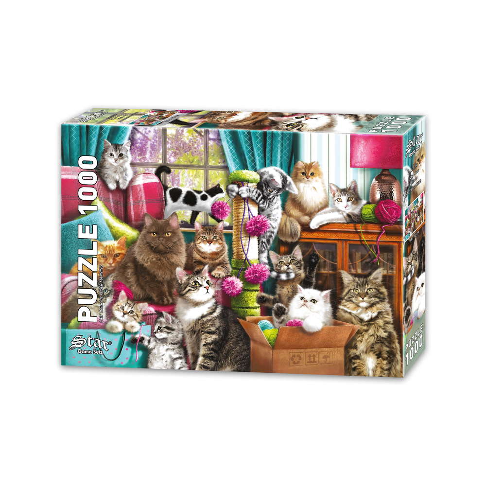 Star Puzzle - Cats&Cats - 1000 Teile Puzzle - Nur CHF 21.90! Jetzt kaufen auf fluxed.ch