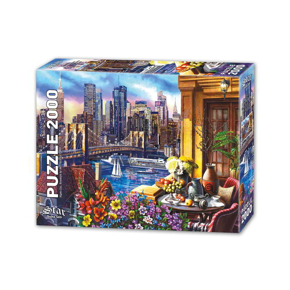 Star Puzzle - Night City Brooklyn - 2000 Teile Puzzle - Nur CHF 29.90! Jetzt kaufen auf fluxed.ch