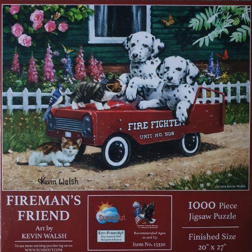 SunsOut - Fireman`s Friend - 1000 Teile Puzzle - Nur CHF 21.90! Jetzt kaufen auf fluxed.ch