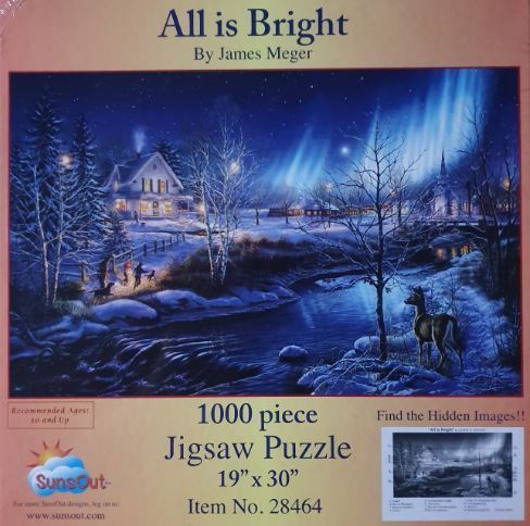 SunsOut - All is Bright - 1000 Teile Puzzle - Nur CHF 21.90! Jetzt kaufen auf fluxed.ch