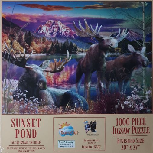 SunsOut - Sunset Pond - 1000 Teile Puzzle - Nur CHF 21.90! Jetzt kaufen auf fluxed.ch