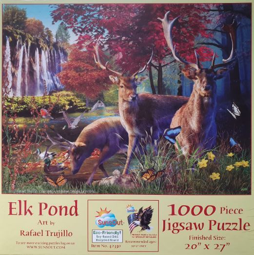 Sunsout - Elk Pond - 1000 Teile Puzzle - Nur CHF 21.90! Jetzt kaufen auf fluxed.ch