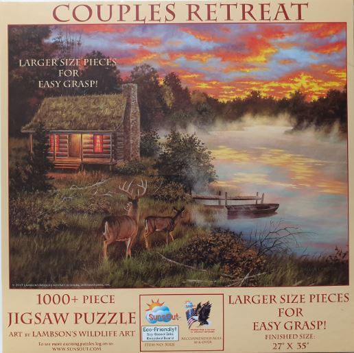 SunsOut - Couples Retreat - 1000 XXL-Teile Puzzle - Nur CHF 21.90! Jetzt kaufen auf fluxed.ch