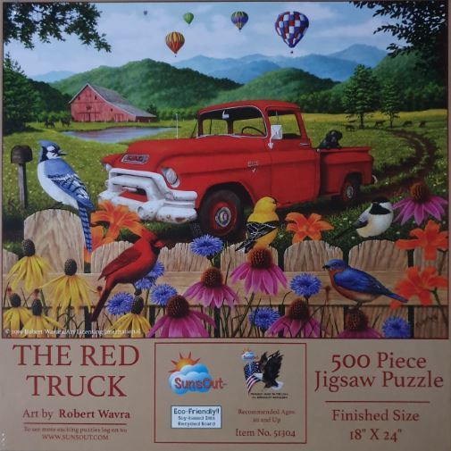 SunsOut - The red Truck - 500 Teile Puzzle - Nur CHF 18.90! Jetzt kaufen auf fluxed.ch