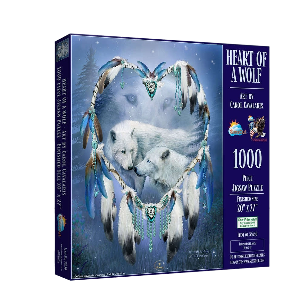 SunsOut - Heart of a Wolf - 1000 Teile Puzzle - Nur CHF 21.90! Jetzt kaufen auf fluxed.ch