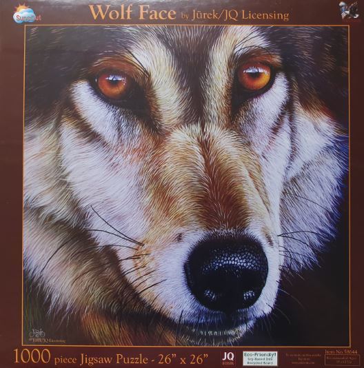 SunsOut - Wolf Face - 1000 Teile Puzzle - Nur CHF 21.90! Jetzt kaufen auf fluxed.ch