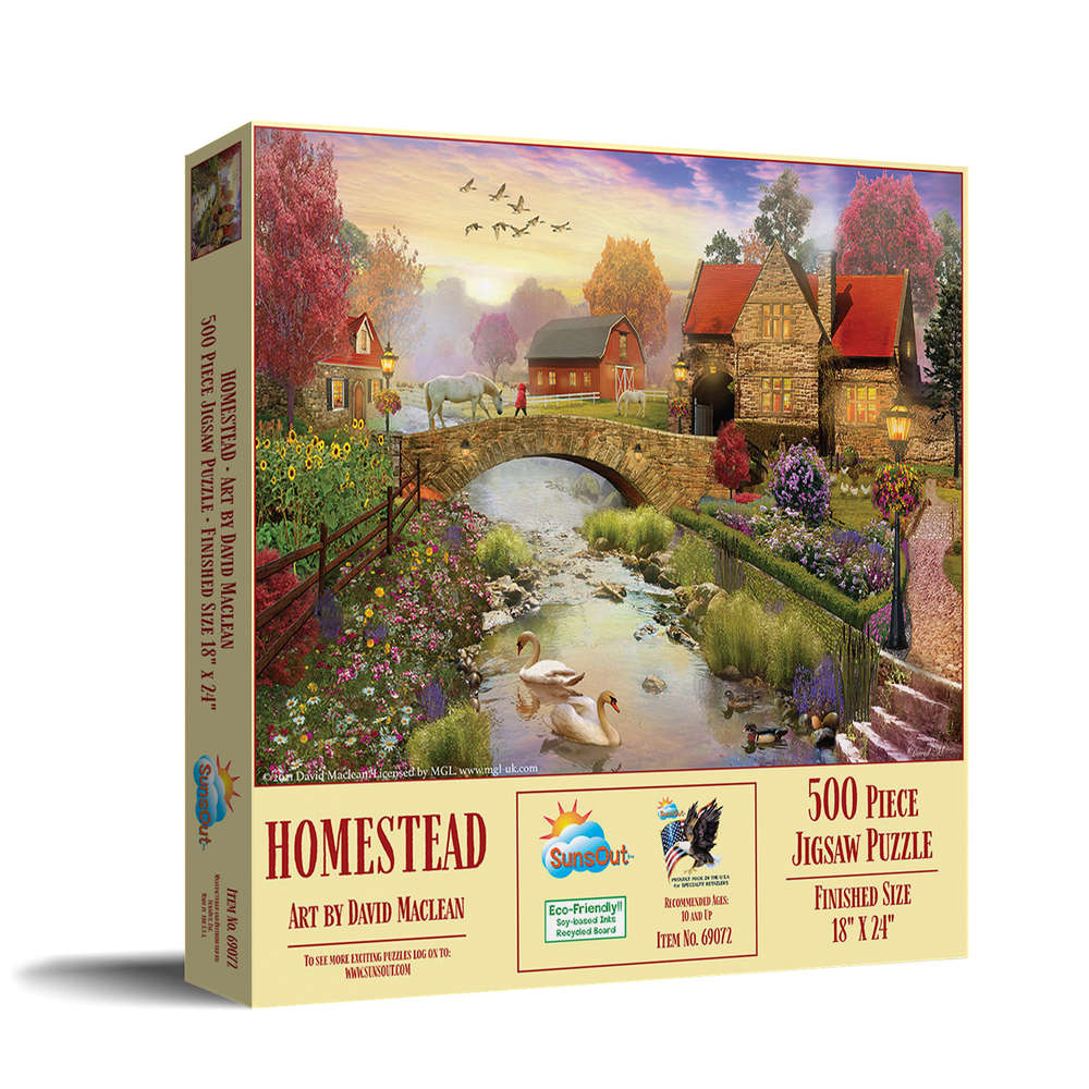 SunsOut - Homestead - 500 Teile Puzzle - Nur CHF 18.90! Jetzt kaufen auf fluxed.ch