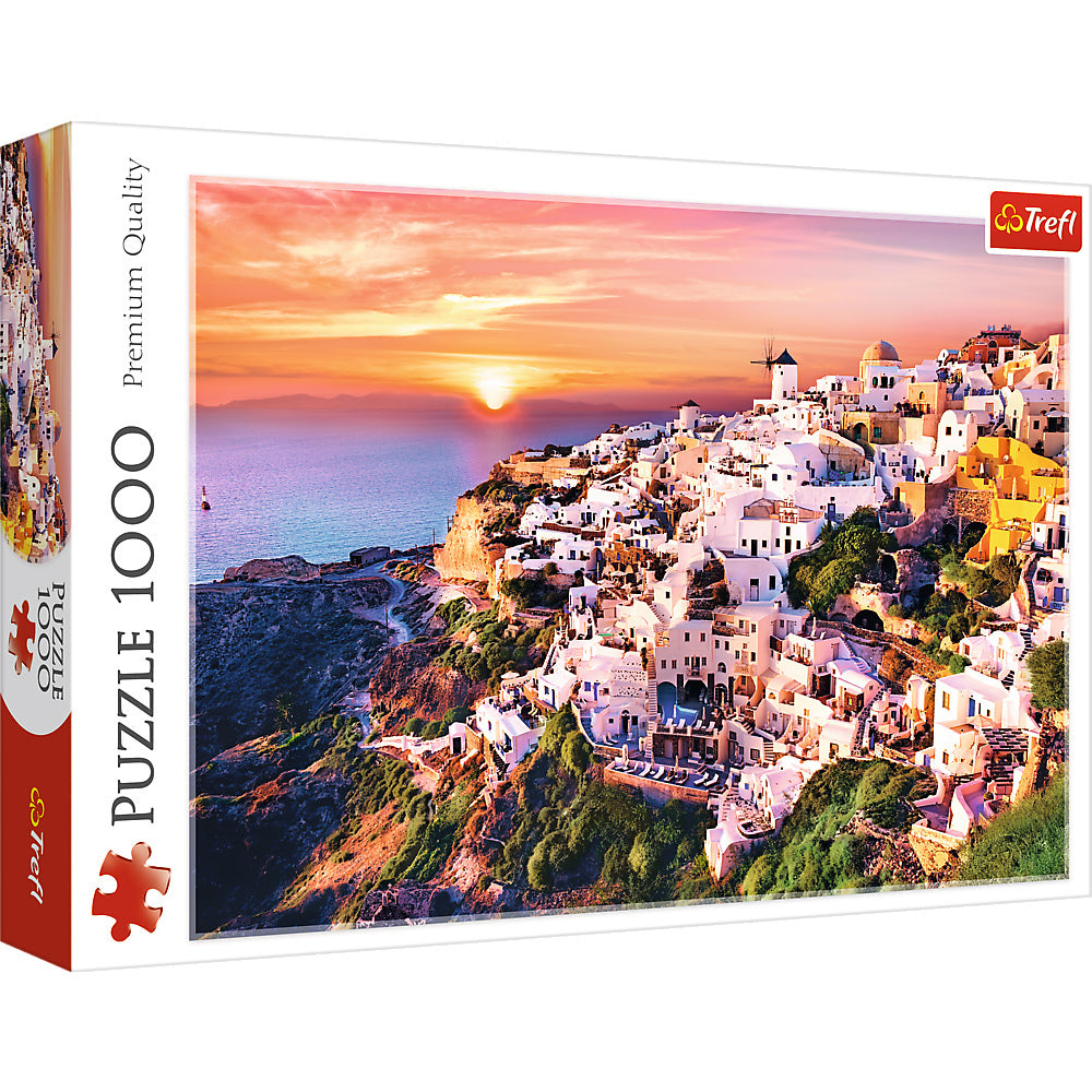 Trefl - Sunset over Santorini - 1000 Teile Puzzle - Nur CHF 16.90! Jetzt kaufen auf fluxed.ch