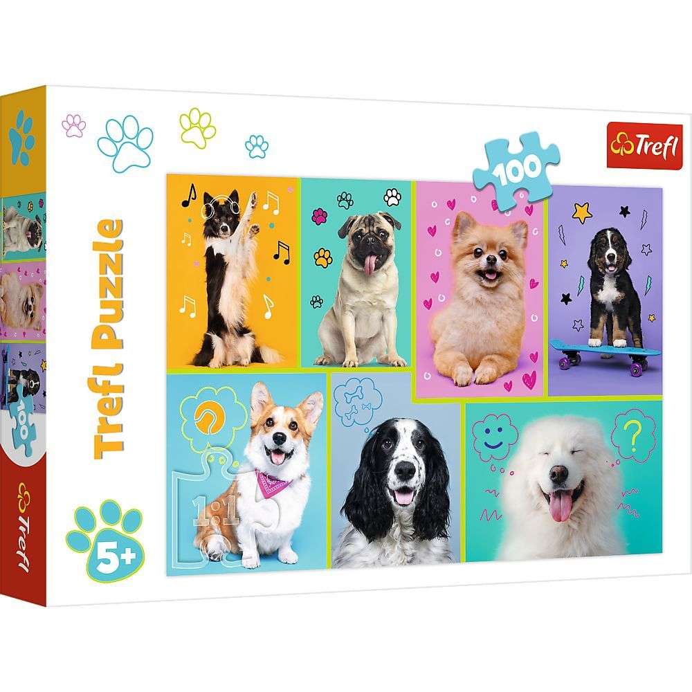 Trefl - World of Dogs - 100 Teile Puzzle - Nur CHF 11.90! Jetzt kaufen auf fluxed.ch