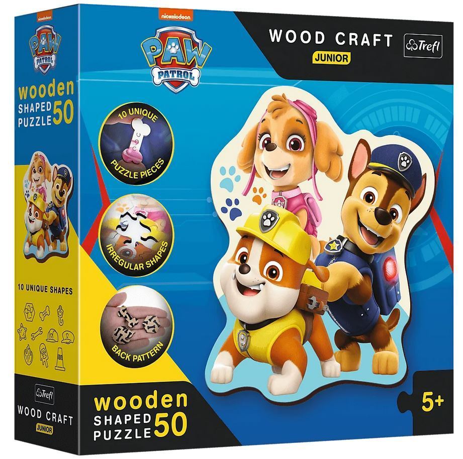 Trefl - Paw Patrol - Formpuzzle - 50 Holzteile Puzzle - Nur CHF 13.90! Jetzt kaufen auf fluxed.ch