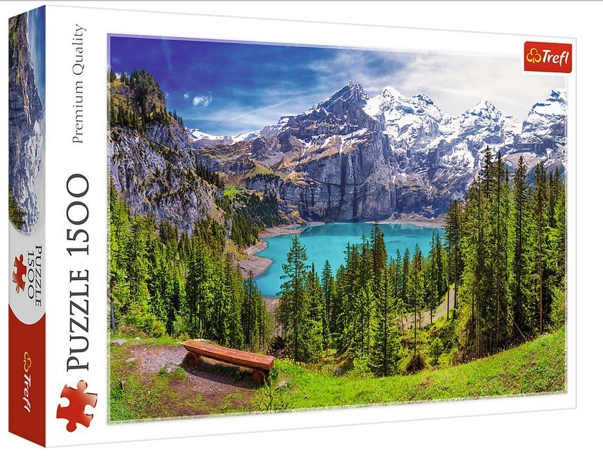 Trefl - Oeschinensee, schweizer Alpen - 1500 Teile Puzzle - Nur CHF 19.90! Jetzt kaufen auf fluxed.ch