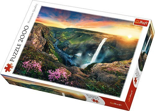 Trefl - Haifoss Waterfall, Iceland - 2000 Teile Puzzle - Nur CHF 24.90! Jetzt kaufen auf fluxed.ch