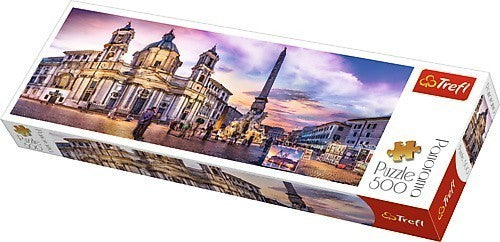 Trefl - Piazza Navona, Rome - 500 Teile Panorama Puzzle - Nur CHF 14.90! Jetzt kaufen auf fluxed.ch