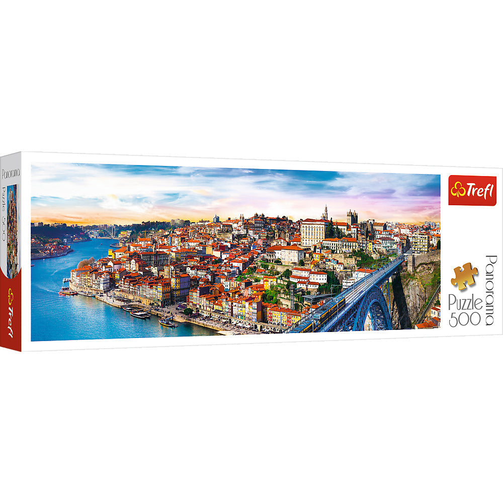 Trefl - Porto, Portugal - 500 Teile Panorama Puzzle - Nur CHF 14.90! Jetzt kaufen auf fluxed.ch