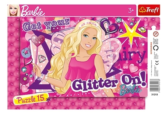 Trefl - Rahmenpuzzle - Barbie `` Get your Glitter on!´´ - 15 T. - Nur CHF 6.90! Jetzt kaufen auf fluxed.ch