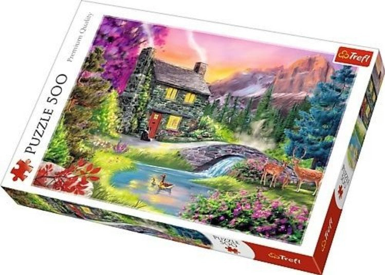 Trefl - Mountain Idyll - 500 Teile Puzzle - Nur CHF 14.90! Jetzt kaufen auf fluxed.ch