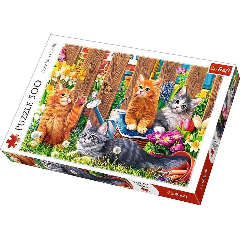 Trefl - Kätzchen im Garten - 500 Teile Puzzle - Nur CHF 14.90! Jetzt kaufen auf fluxed.ch