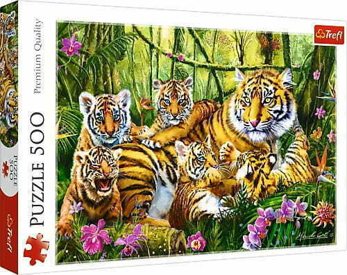 Trefl - Family of Tigers - 500 Teile Puzzle - Nur CHF 14.90! Jetzt kaufen auf fluxed.ch