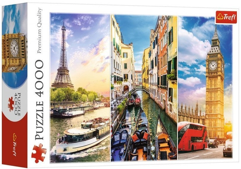 Trefl - Trip around Europe - 4000 Teile Puzzle - Nur CHF 39.90! Jetzt kaufen auf fluxed.ch