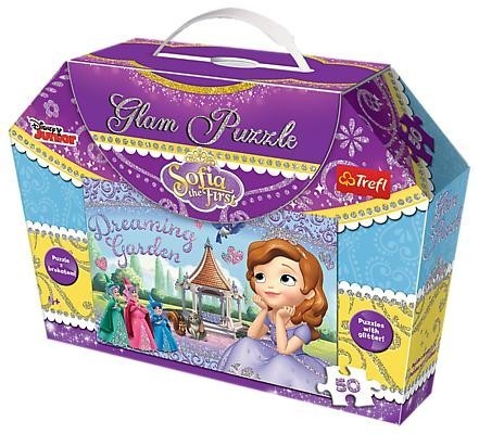 Trefl - Sofia the First - 50 Teile - Glitzerpuzzle - ab 4 Jahren - Nur CHF 12.90! Jetzt kaufen auf fluxed.ch