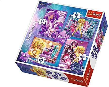 Trefl - Disney: Star Darlings - Freunde - 4in1 Puzzle - ab 4 J. - Nur CHF 6.45! Jetzt kaufen auf fluxed.ch