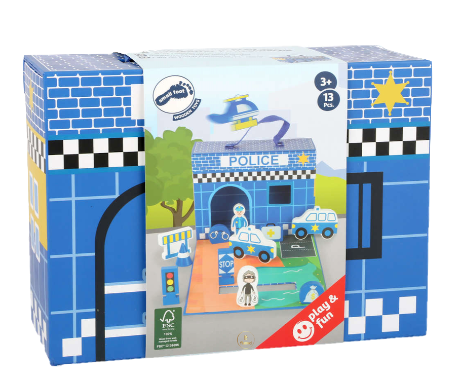 Legler (small foot) - Spielkoffer Polizeiwache - 13-teilig - ab 3 - Nur CHF 19.90! Jetzt kaufen auf fluxed.ch