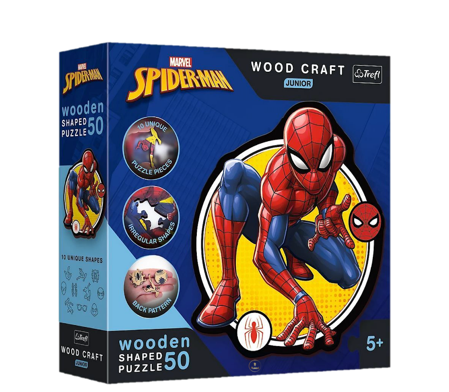 Trefl - Spider-Man - Formpuzzle - 50 Holzteile Puzzle - Nur CHF 13.90! Jetzt kaufen auf fluxed.ch