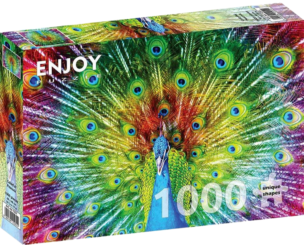 Enjoy Puzzle - Colorful Peacock - 1000 Teile Puzzle - Nur CHF 19.90! Jetzt kaufen auf fluxed.ch