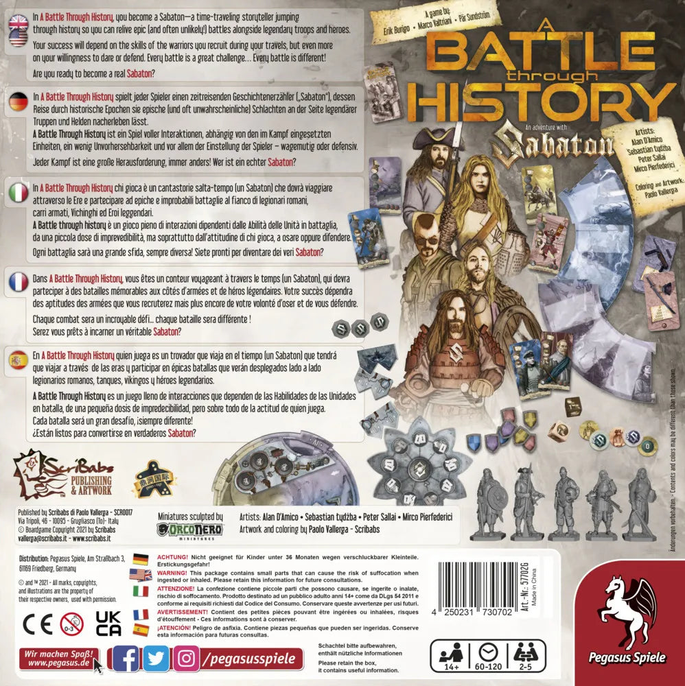 A Battle through History – Das Sabaton Brettspiel - Nur CHF 54.90! Jetzt kaufen auf fluxed.ch