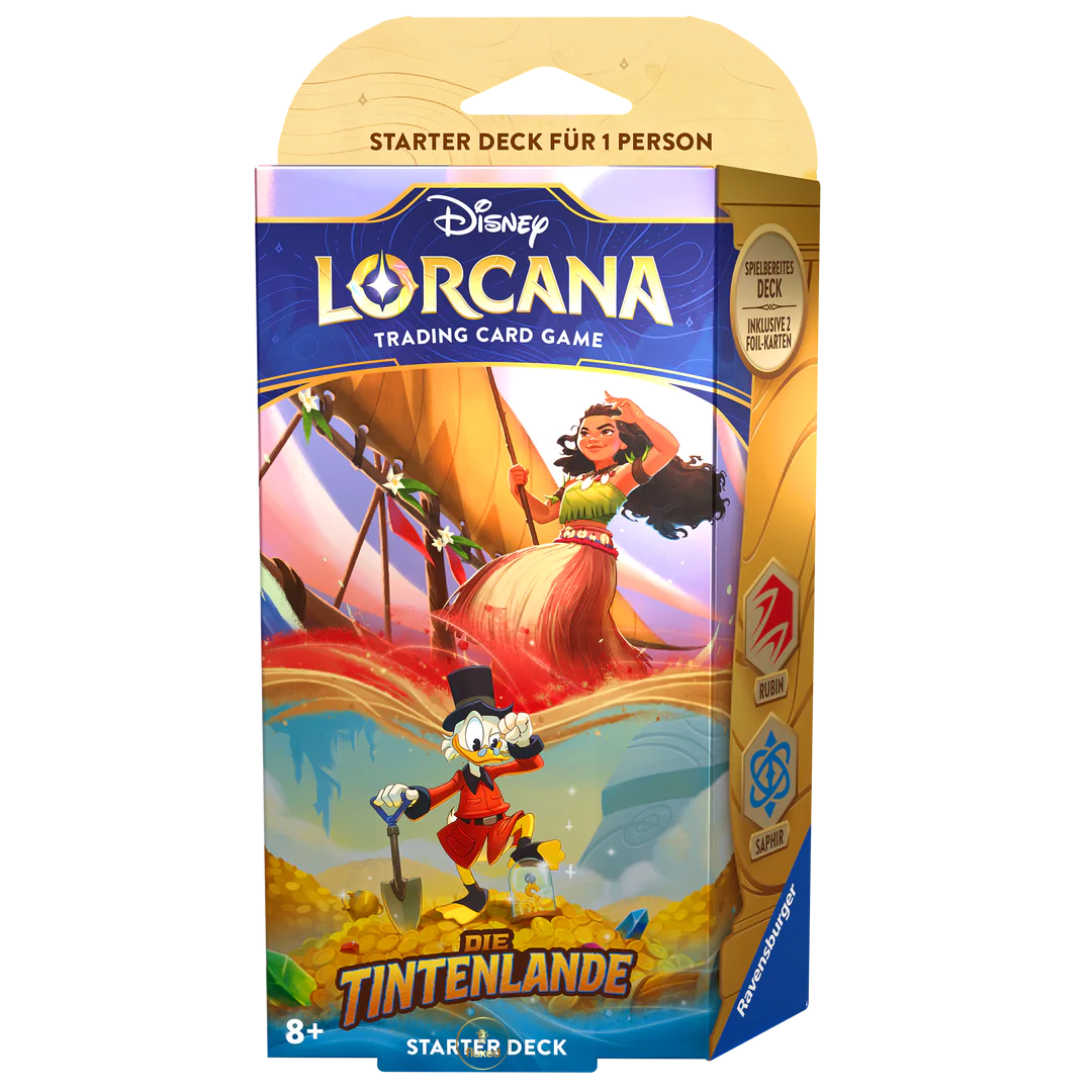 Disney Lorcana: Die Tintenlande - Starter Deck Rubin und Saphir - Nur CHF 19.90! Jetzt kaufen auf fluxed.ch