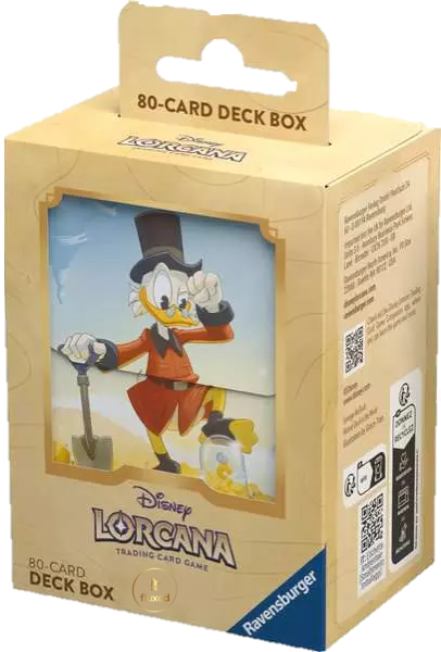 Disney Lorcana: Die Tintenlande - Deck Box Dagobert Duck - Nur CHF 7.90! Jetzt kaufen auf fluxed.ch